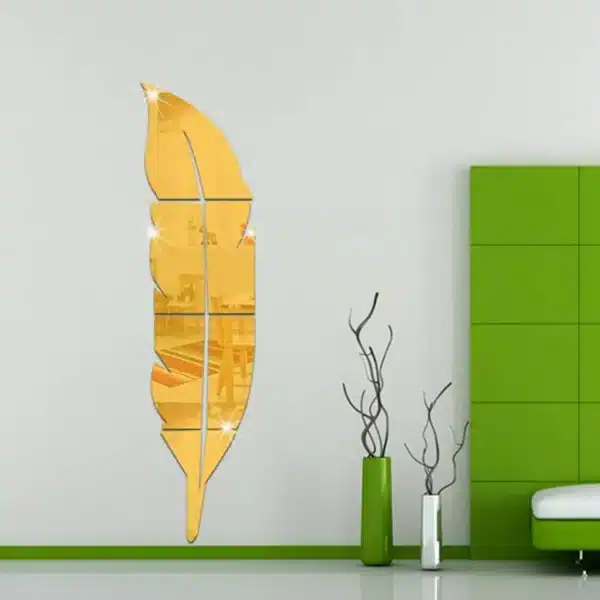 Premium Acrylic Leaf Mirror - Image 3