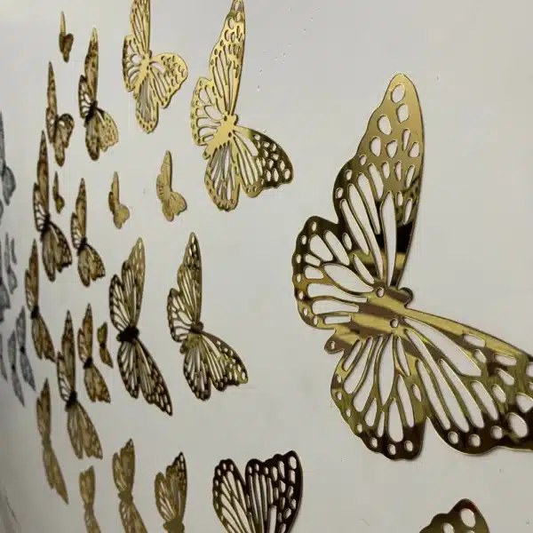Acrylic Mirror butterflies Set for Wall Decor